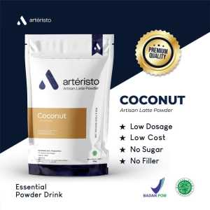 Arteristo Coconut Premium Bubuk Minuman Instant 500gr - Tanpa Gula/Tidak Manis