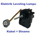 Elektrik Auto Leveling Lampu LED Projector BiLED Projie Motor Mobil Dinamo + Kabel. 