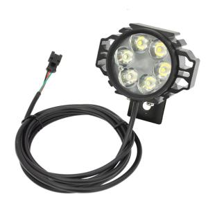 Đèn pha không thấm nước Còi xe đạp điện đèn pha vỏ nhôm 36V-48V đèn Đèn chiếu phía trước với sừng