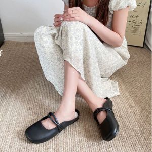 [READY STOCK🇲🇾] Womens EVA Casual Style Plain design Lofter Fashion Office Flats Sandal | Kasut Flat Selipar Perempuan