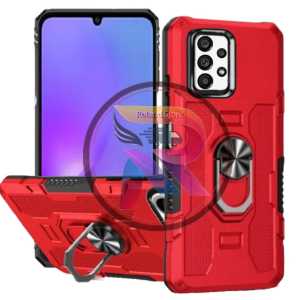 Casing HP Untuk Samsung Galaxy A33 5G Case Robot Hit Eye Whit Ring  Hybrit Armor 360 Degree Rotasi