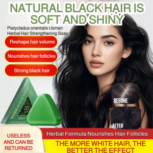 【Anti-hair loss and hair growth】 Usman Herbal Hair Strengthening Soap  Herbal Hair