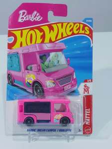 Barbie Hot Wheels Barbie Dream Camper Pink Mattel ( Extra Function ) Figure