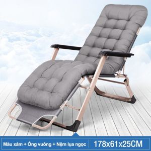 Ghế thư giãn gấp gọn chịu tại 300kg khung hợp kim siêu dày Ghế xếp thư giãn gấp gọn thành giường ngủ trưa văn phòng.