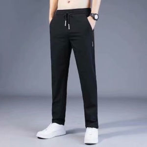 Black Label Thin Business Casual Pants Fashion Nine-minute Pants Breathable Fitted Shape Quick-drying