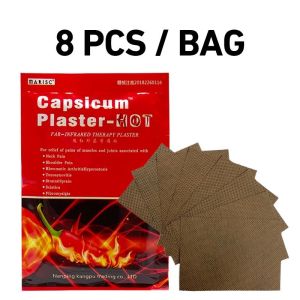 Original 16PCS Pain Relieve Patch Chinese Medical Capsicum Plaster for Joints Porous Chilli Patch Foot Body Neck Knee Pain Relief Adhesive Patches Knee Neck Back Pain Relief