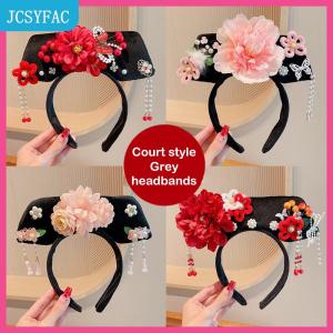 JCSYFAC Công Chúa Cổ Đại gege Tòa Án Hoàng Gia mũ chụp ảnh phụ kiện băng đô Hanfu sườn xám Truyền Thống Trung Quốc