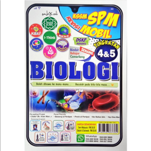 Buku Nota Biologi Tingkatan 4 5 KSSM SPM Ringkasan Rujukan Revisi Mobil