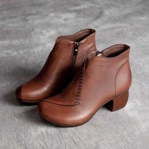 Prikol Kulit Sepatu Boots Wanita Tinggi Heels Sepatu Cewek Casual Formal Lentur Santai Lembut Kerja Kuliah Cantik Kekinian 199
