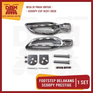 Footstep Belakang Scoopy Prestige 2021 (PSP) Foot Step Futstep Barstep Pijakan Injakan Kaki Belakang