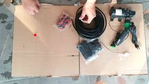 paket misting embun nozzle 30 titik nozzle