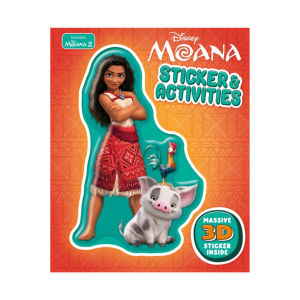 Disney Moana 3D Sticker & Activity Book