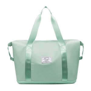 ABS Duffel Travel Bag Waterproof High Quality Nylon Extendable Yoga Gym Shoulder Bag Large Capacity Beg Baju Besar Kalis Air Boleh Sesarkan