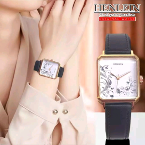 PROMO JAM TANGAN WANITA ORIGINAL FASHION KOREA TALI KULIT TANGGAL AKTIF ANALOG KASUAL NEW TAHAN AIR