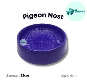 Bird Pigeon Nest Plastic Mat Basin Breeding Bowl Colorful