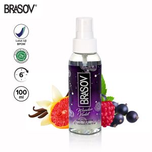 BRASOV Body Mist Spray Cologne Refreshing Fragrance 100mL | Bodymist Wanita Pria 100ml