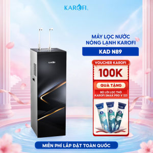 [Tặng Bộ lõi lọc thô Karofi Smax Pro V 123] N89 - Máy lọc nước nóng lạnh 10 lõi lọc Hydrogen thế hệ mới N89 Màng RO Mỹ. Thiết kế thời thượng