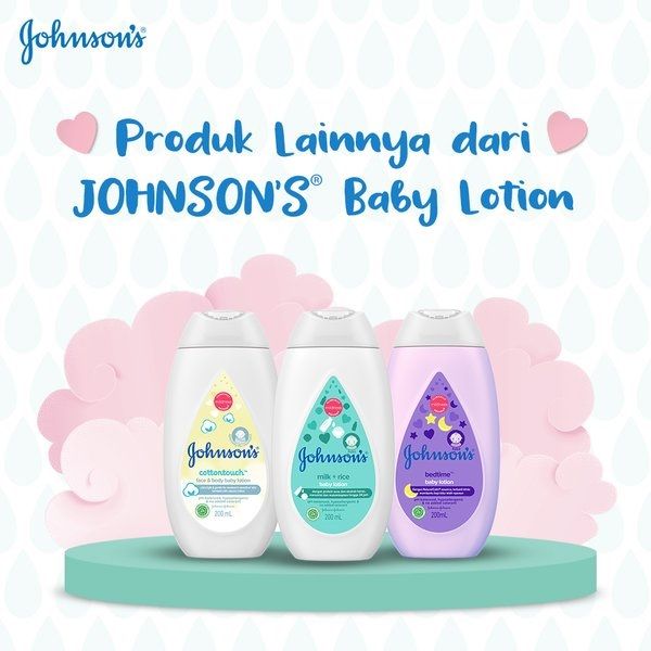Johnsons Baby Lotion 200ml/100ML Lotion Pelembab Kulit Bayi