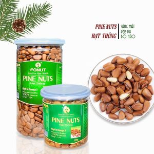 [TẶNG 25GR HẠT CHIA] Hạt Thông Mỹ FONUT cao cấp còn vỏ vị tự nhiên ngọt bùi giòn không bị hôi dầu giúp tăng cường hệ miễn dịch CHỐNG LÃO HOÁ- ĐẸP DA