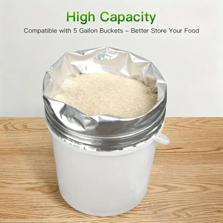 10pcs%20Mylar%20Bags%20for%20Food%20Storage%20Extra%20Large%20Seald%20Bags%20Kitchen%20Food%20Storage%20Bag%20Rice%20Storage%20Dispenser%20Vacuum%20Zipper%20Resealable%20Storage%20Pouches%20-%20Image%204