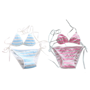 Womens 2Pcs Halterneck Swimsuit Set Strappy Swimsuits High Cut Bra Panties Set Swimwear Low Waist Lacing Swimming Suit