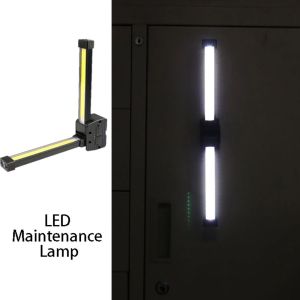 GOXBERK Dimming Function Foldable Led Work Light Rotation ic Waterproof Design Rechargeable Working Light XPE LED Adjustable Brightness COB Powerful Light Camping Torch