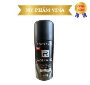 Xịt Khử Mùi Toàn Thân Romano Gentlemen 150ml