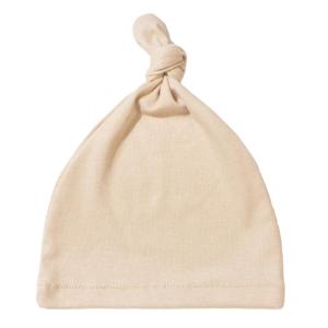 Solid Color Knotted Baby Bonnet Hat Soft & Breathable Infant Hospital Caps for 0 to 24 Months Newborns Boys Girls