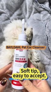 Pet Ear Cleaning Liquid 120ml Dog Cat Gentle Daily Ear Cleaning Easy To Use