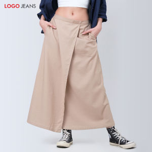 Logo Jeans Rok Panjang Shaquita Khaki 53055L8KH