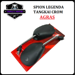 SPION LEGENDA GRAND ASTREA IMPRESA SUPRA KARISMA KIRANA KACA SPION STANDART TANGKAI KROM CROM AGRAS