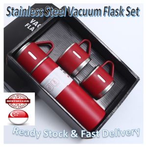 *Ready Stock*  304 Stainless Steel Vacuum Flask Set