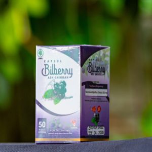 Kapsul Ash-Shihhah Ekstrak Bilberry Suplemen Kesehatan Mata Isi 50 Kapsul