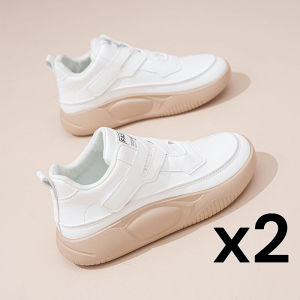 Women Soft Leather High Top Casual Shoes Cross Design Travel Shoes