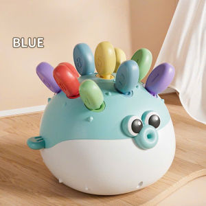 Đồ chơi CÁ NÓC cảm giác Montessori mới thanh rút lắp ghép học số đồ chơi rèn luyện vận động tinh cho trẻ mẫu giáo