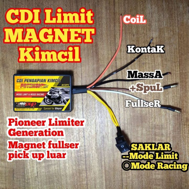 CDI LIMITER CDI RACING UNTUK MAGHNET KIMCIL PNP RX KING RXK RXS ...