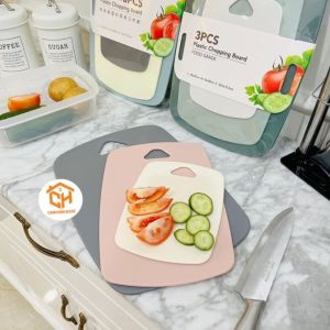 Bộ 3 Thớt Lúa Mạch Kháng Khuẩn Cao Cấp 3 Kích Thước A4342