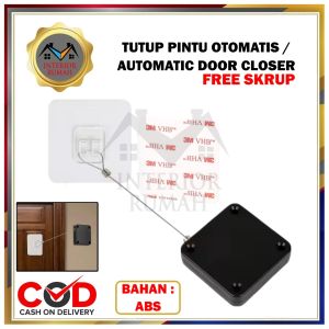 Tali Tutup Pintu Otomatis Automatic Door Closer Alat Penutup Pintu dan Jendela Hitam