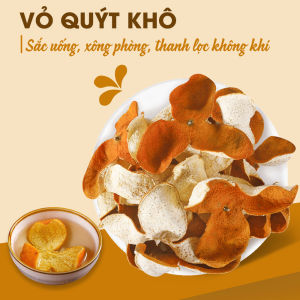 Trần bì khô nguyên vỏ 100g vỏ quýt thơm sạch vỏ mỏng hỗ trợ giảm ho bổ phế tiêu đờm - Lãn Ông
