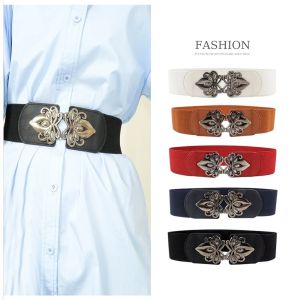 Womens wide belt accessories clothing supplies elastic buckle