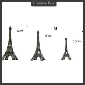 [Creative] Mini Paris Eiffel Tower Model Desk Figurine Statue Crafts Souvenir Alloy