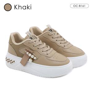 OCTAVIA Sepatu Sneakers Highsole Wedges Wanita #OC-B161
