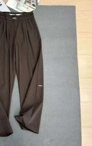 2026 Loose Casual Pants Womens Summer High Waist and Thin Yoga Pants Breathable Drape Straight Mouth Wide Leg Sweatpants2026