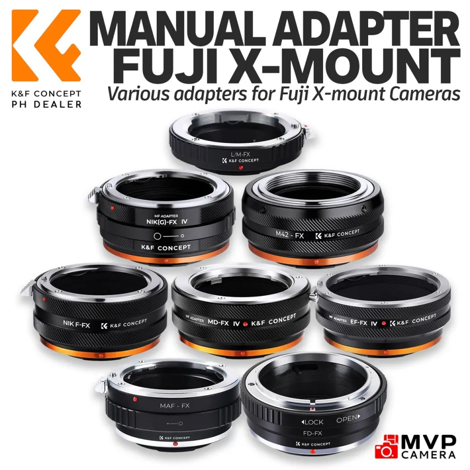 K&F Concept M42-FX Lens Mount Adapter – M42 Lens To Fuji X Mount Camera – KF06.058