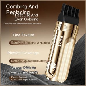 Hair Coloring Pen Colorless Restore Hair Color Pen with Comb Teeth Conditioning Hairdressing