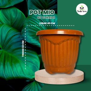 Pot Besar Mio no 40 Tebal Berkualitas - Coklat