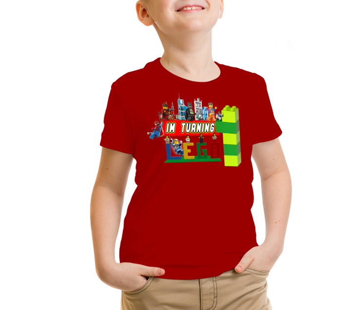 Lazada Lego Logo T Shirt Kids Lego 1st To 10th Birthday Design T