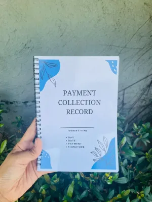 UTANG/LOAN PAYMENT COLLECTION RECORD BOOK daily record Loan Utang 60 Days payment record back to back print