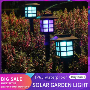 Outdoor Solar Rain-proof LED Pathway Landscape Light Garden Yard Lawn camping Lamp
