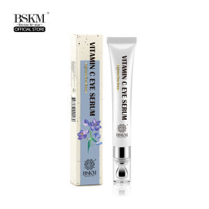 BSKM Vitamin C Eye Cream for Dark Circle and Eyebag Eye Serum With Massage Head Lighten Fine Lines 20g 眼霜